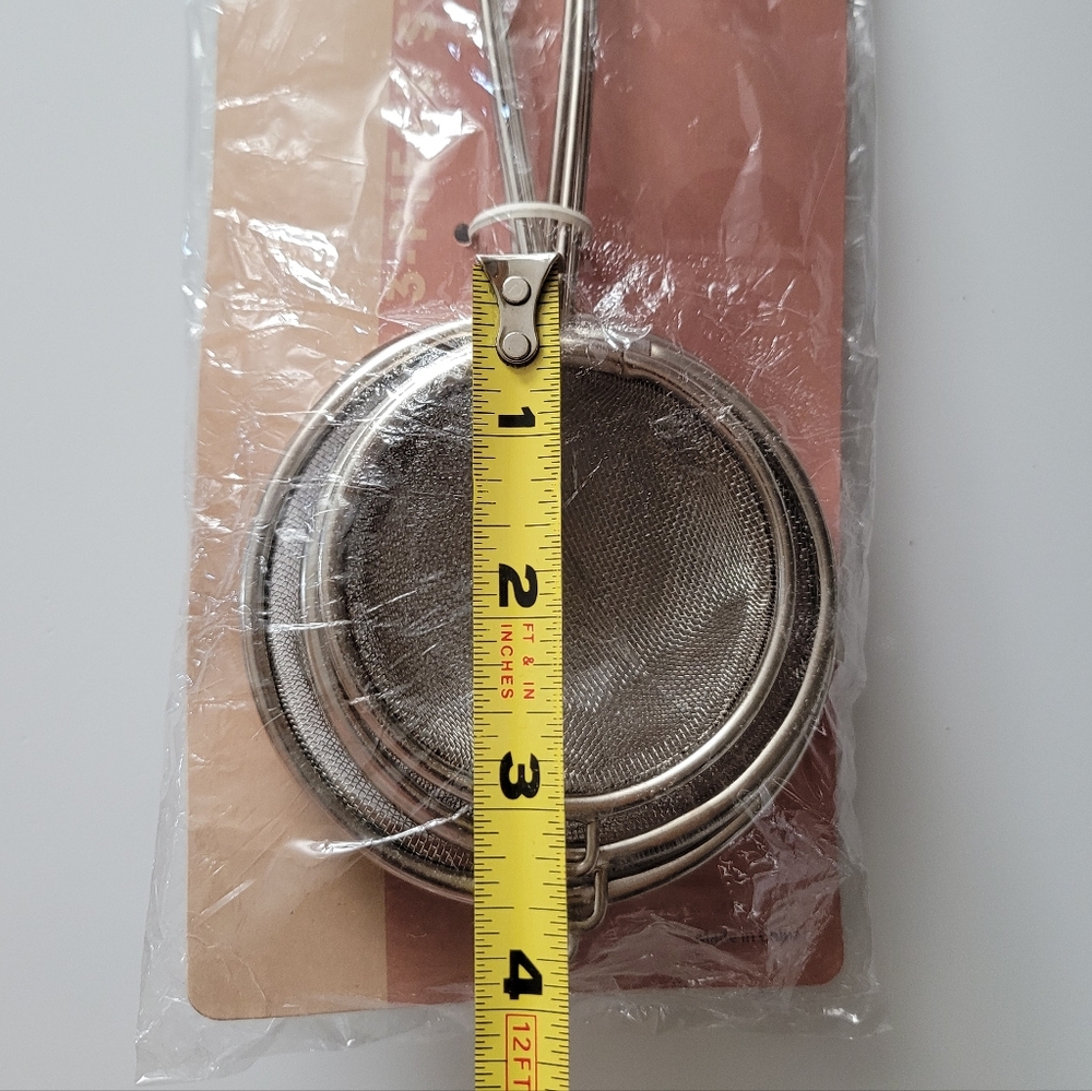 3pc Strainer Set FREE w/purchase Gourmet Traditions NEW Gift - Picture 3 of 9